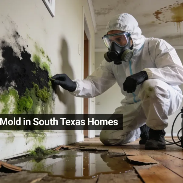 Mold thrives in damp, poorly ventilated areas, and South Texas's persistent heat and humidity create